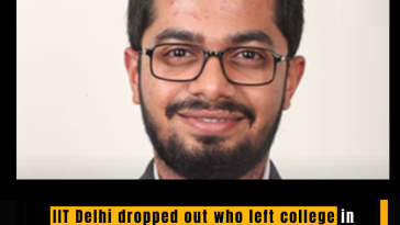IIT Delhi dropped out who left college in his third year. He was 19 years old when he co-founded BharatPe