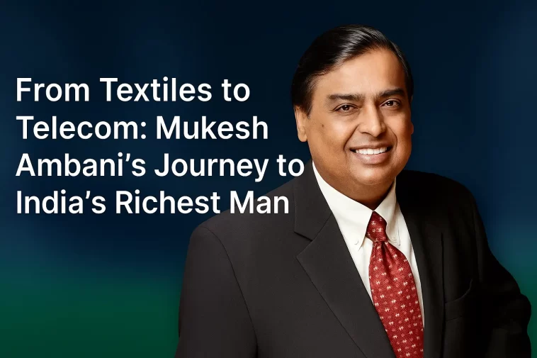 Mukesh Ambani’s Journey to India’s Richest Man