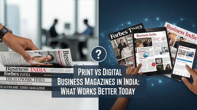 Print vs Digital Business Magazines in India What Works Better Today